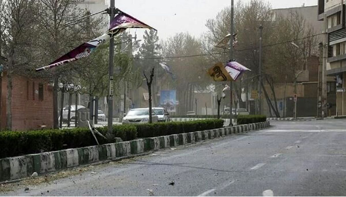 پیش بینی وقوع خسارت در ۱۷ استان به دلیل وزش باد