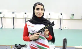 هانیه رستمیان نخستین مدال جهانی تپانچه زنان را کسب کرد