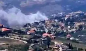 بمباران شهرستان نبطیه در جنوب لبنان توسط جنگنده‌های اسرائیل/ ویدئو

