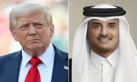 تماس تلفنی امیر قطر و ترامپ با محور کاهش تنش‌های منطقه‌ای

