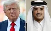 تماس تلفنی امیر قطر و ترامپ با محور کاهش تنش‌های منطقه‌ای

