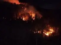 مهار آتش سوزی در ارتفاعات لوندویل آستارا/ ویدئو