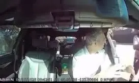 لحظه بازداشت پزشک ایرانی در آمریکا با شکستن شیشه خودرو/ ویدئو