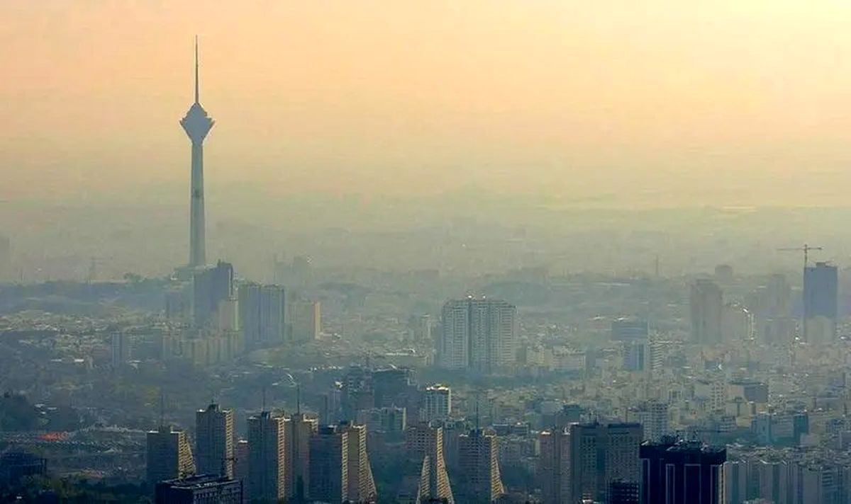 وضعیت هوای تهران قرمز شد