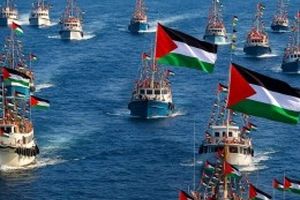 پیوستن شناورهای جدید به کاروان کشتی های فعالان صلح/ ویدئو