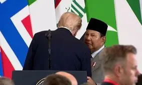 دردسرهای میکروفن روشن؛ درخواست غیرمعمول رئیس جمهور اندونزی از ترامپ در شرم الشیخ

