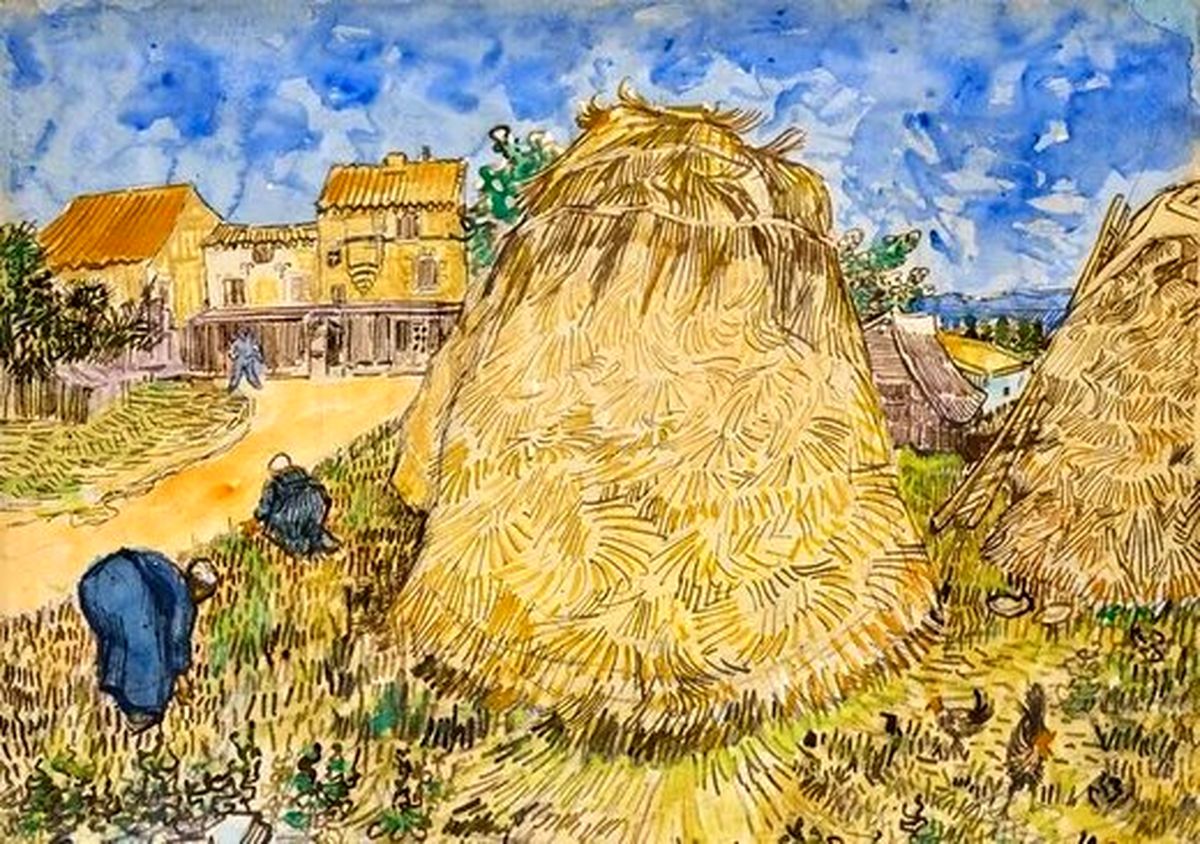 رکوردشکنی نقاشی آبرنگ ونگوگ در حراجی