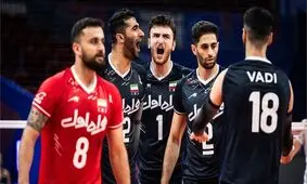 تیم ملی والیبال ایران مقتدرانه قطر را شکست داد


