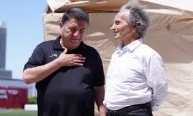 حضور آهنگساز معروف در تمرین تیم ملی فوتبال در مکزیک
