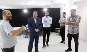 بازدید مدیرکل ارتباطات و امور بین الملل شهرداری اهواز از روند پیشرفت رادیوشهر