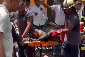 اولین تصاویر از سقوط هواپیما در هند/ ویدئو