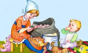 خطای تصویری زن در حال پوست کردن سیب زمینی را 6 ثانیه ای پیدا کنید