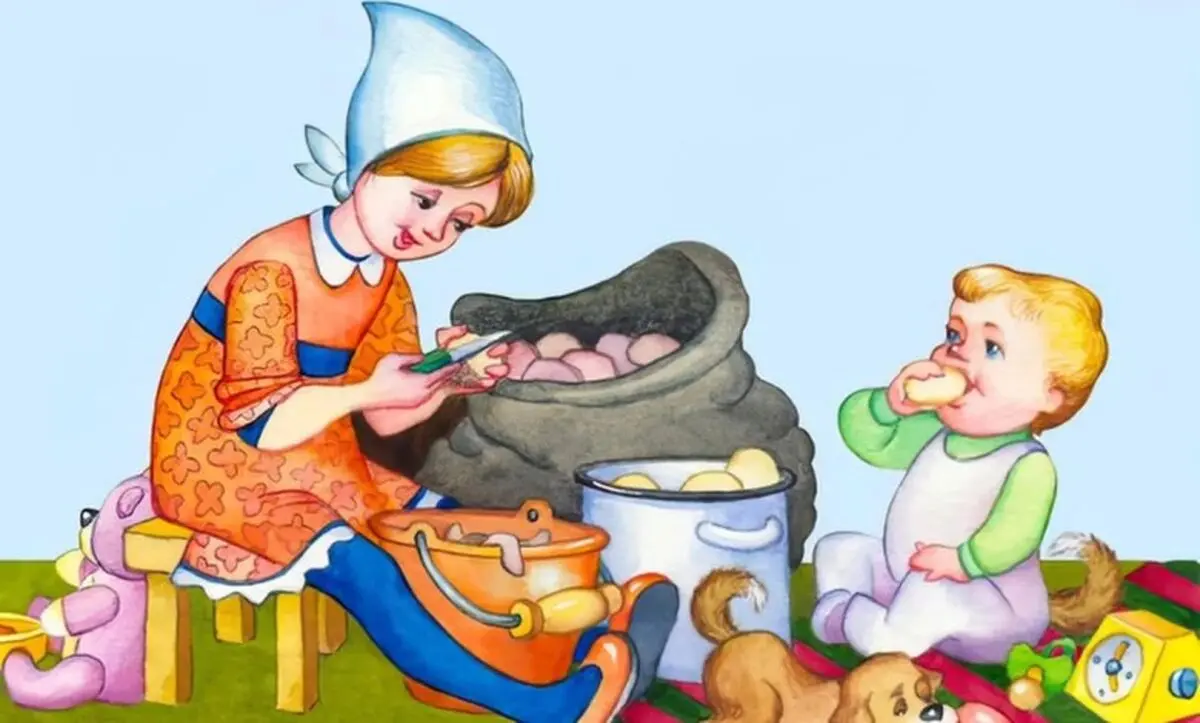 خطای تصویری زن در حال پوست کردن سیب زمینی را 6 ثانیه ای پیدا کنید