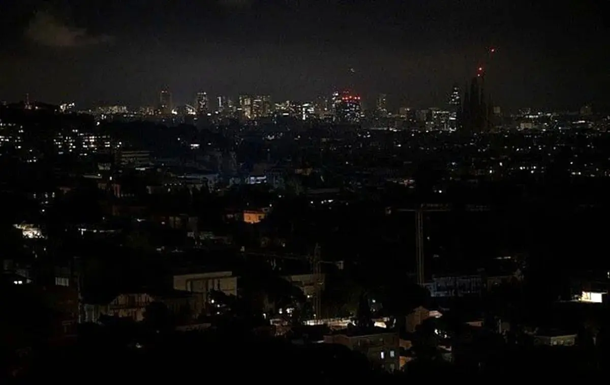 قطع گسترده برق در شهر «نتانیا» در شمال تل‌آویو در پی حمله ایران