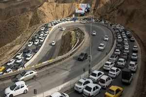 جاده چالوس در این مسیر یک طرفه شد