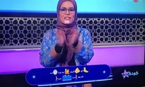 چانه زحمی و پانسمان شده ملیکا شریفی نیا روی آنتن تلویزیون