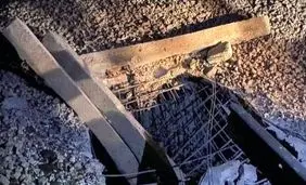  اصابت چندین پرتابه دشمن به پل آق‌تکه‌خان در مسیر ریل قطار شهر آق‌قلا در استان گلستان