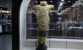 رونمایی از گران‌ترین لباس جهان در امارات | عکس