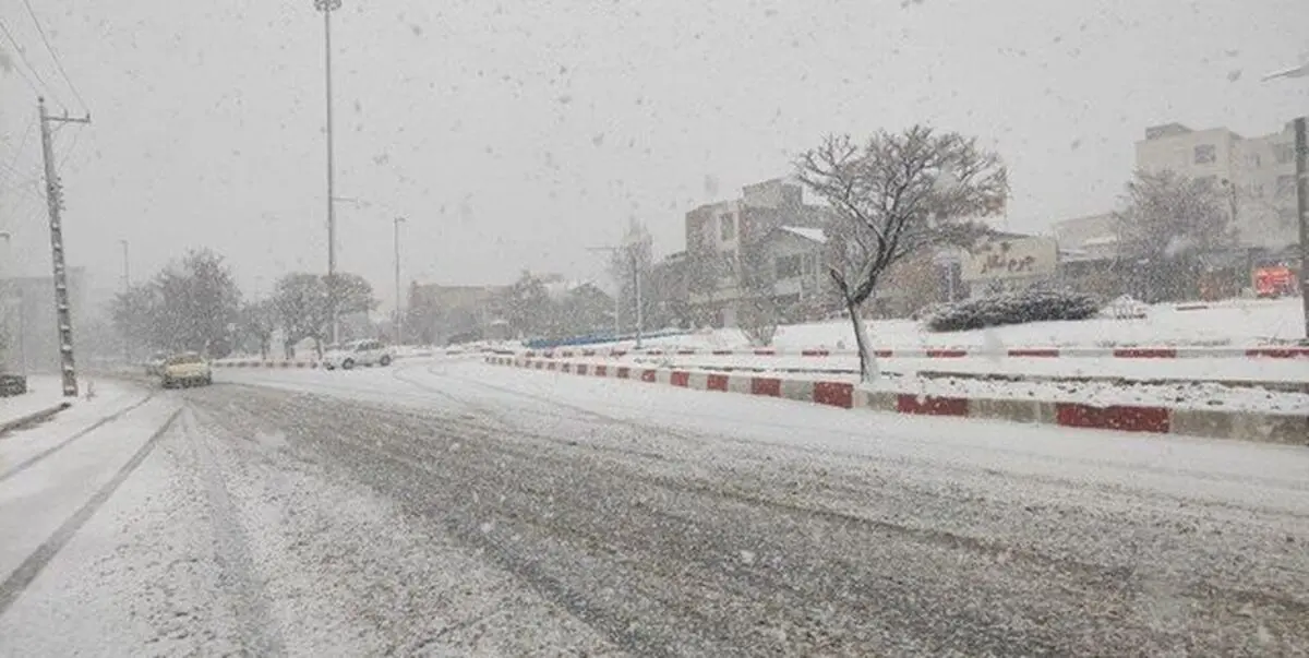 برف و باران در نقاط مختلف کشور