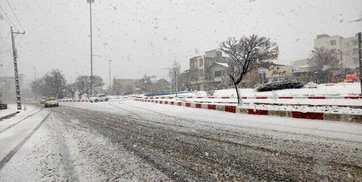 برف و باران در نقاط مختلف کشور