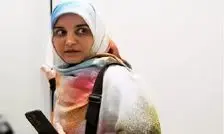 ورود مهدیه اسفندیاری، فعال حقوق ملت فلسطین به کشور پس از آزادی از زندان 