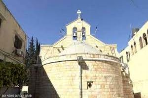 حمله هوایی صهیونیست‌ها به کلیسای ۱۵۰۰ ساله در غزه/ ویدئو