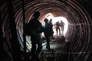 ویدئویی از تونل کشف شده حماس به طول ۴ کیلومتر و عمق ۵۰ متر در شمال نوار ‎غزه