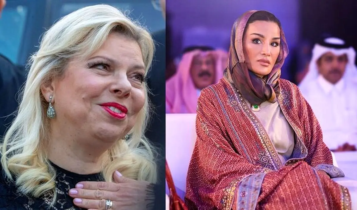 همسر نتانیاهو از مادر امیر قطر برای آزادی اسرا درخواست کمک کرد

