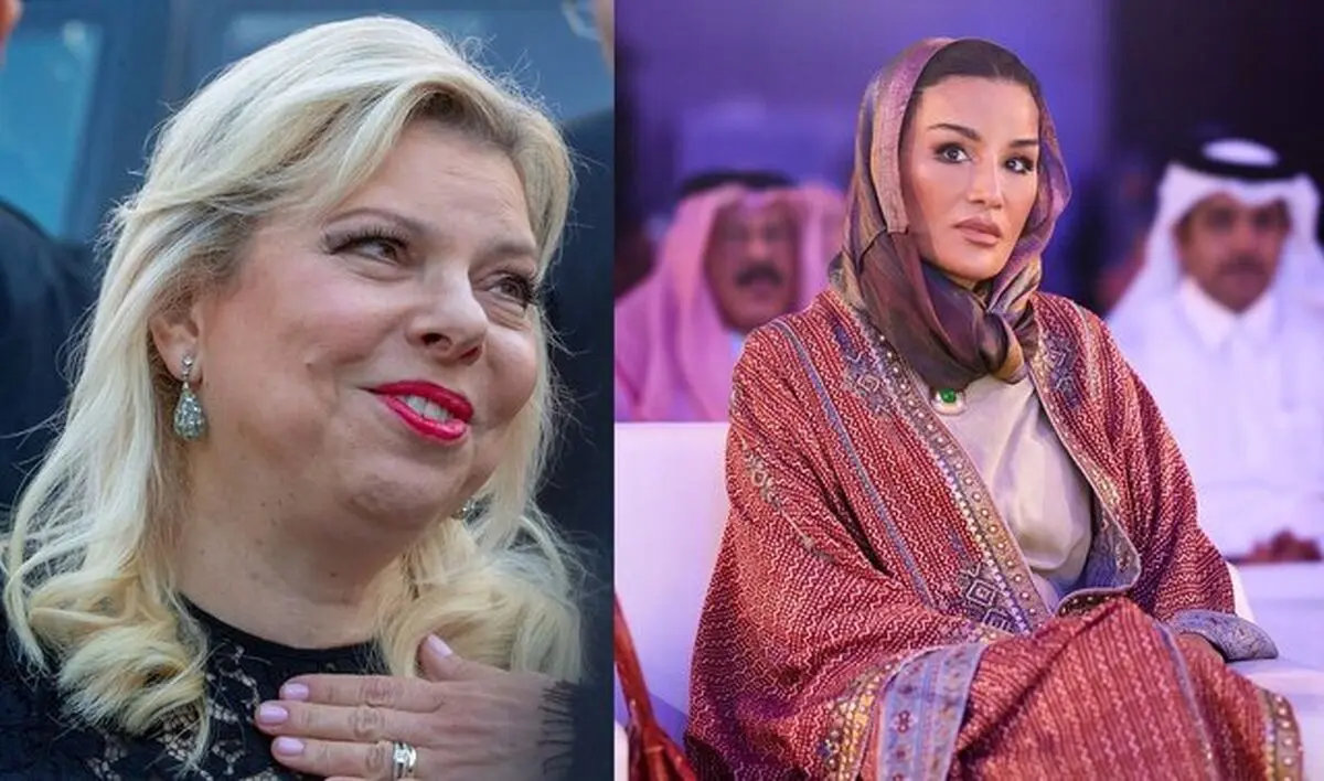 همسر نتانیاهو از مادر امیر قطر برای آزادی اسرا درخواست کمک کرد

