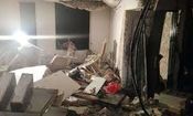 صحنه انفجار ویران کننده یک خانه با مواد محترقه/ ویدئو