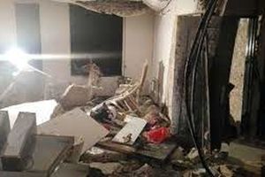 صحنه انفجار ویران کننده یک خانه با مواد محترقه/ ویدئو