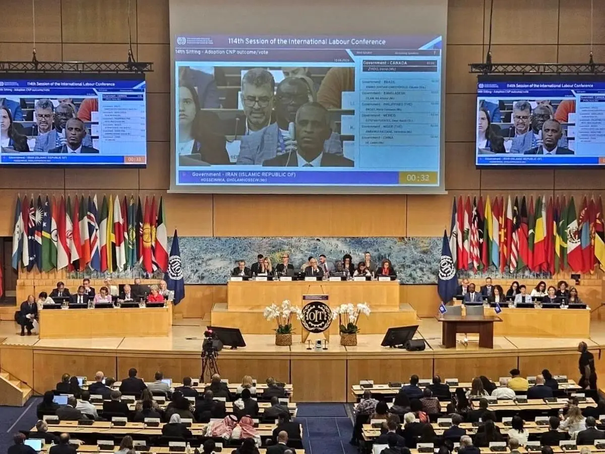 رأی مثبت ایران به کنوانسیون «کار شایسته در اقتصاد پلتفرمی» در ژنو