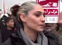 زینب آذرکشب، فعال مارکسیست بی حجابی که چهره راهپیمایی ۲۲ بهمن امسال بود/ ویدئو