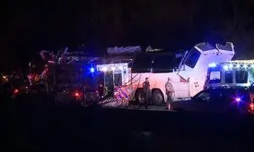 ۱۰ کشته در سانحه تصادف در مکزیک/ ویدئو