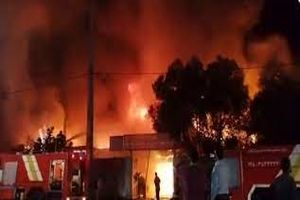 آتش سوزی در ساختمان جهاد کشاورزی بابلسر