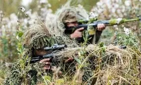 استتار تک‌ تیراندازان روسیه در جنگ با اوکراین/ تصاویر