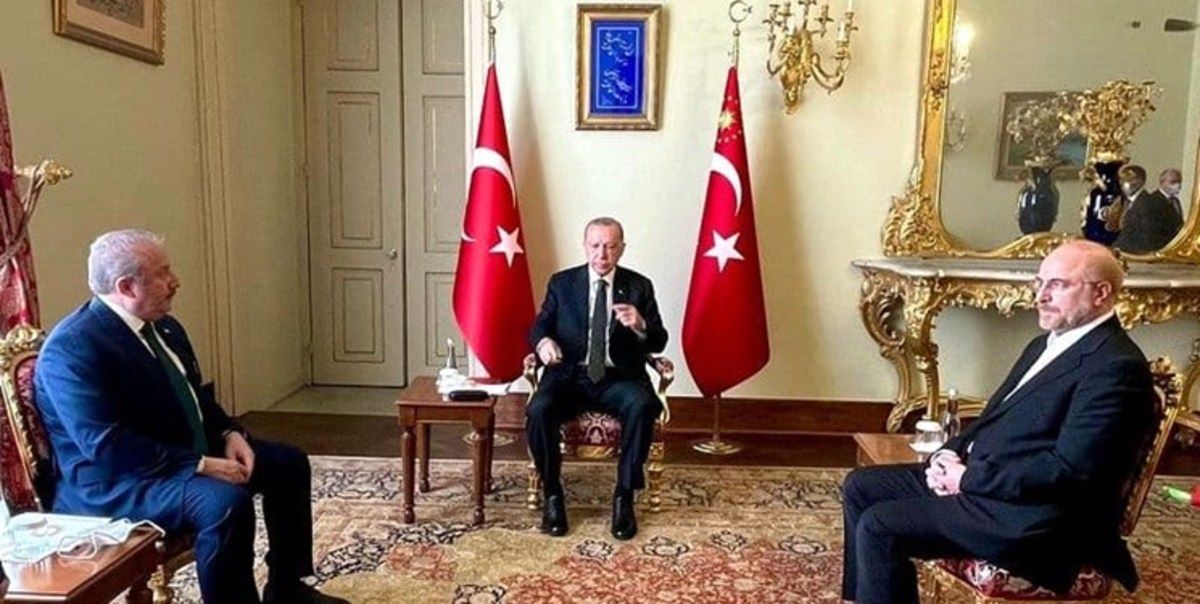 انتقادها نسبت به نحوه دیدار قالیباف با اردوغان/ عکس