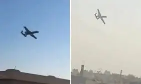 پاشیدن مایع مرموز از هواپیمای اسرائیلی در منطقه