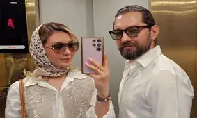 تصاویری از بهرام رادان، همسر و فرزندش در یونان