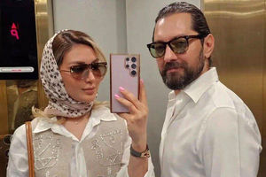 تصاویری از بهرام رادان، همسر و فرزندش در یونان