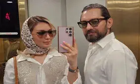 تصاویری از بهرام رادان، همسر و فرزندش در یونان