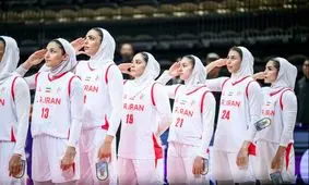 صعود ۱۵‌ پله ای بسکتبال زنان ایران در رنکینگ جهانی