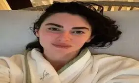 جنجال نسرین جوادزاده با حوله حمام!

