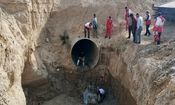 نجات جوان ۱۷ ساله از باتلاق در شهرستان دهلران