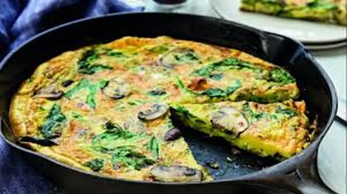 طرز تهیه نان اسفناج با پنیر پیتزا