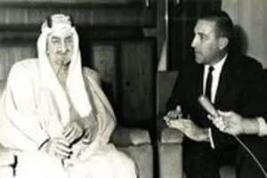 ملک فیصل، پادشاه عربستان در مسجد الحرام؛ سال ۱۳۴۵