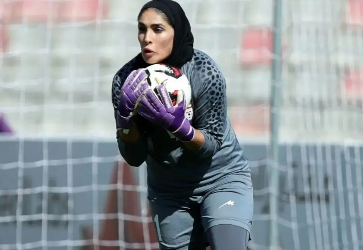 استوری زهرا خواجوی، دروازه‌بان تیم ملی زنان؛ «وطن عشق من»