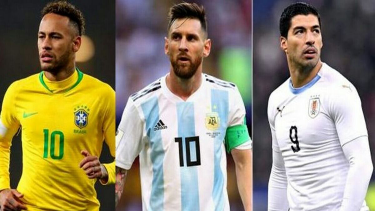 مسی، نیمار و سوارز بهترین گلزنان کشور‌های آمریکای جنوبی

