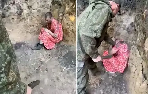 جنجال ویدئوی تحقیر سرباز در لباس زنانه در خط مقدم | ببینید