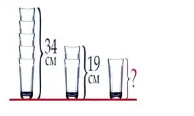 بازی فکری/ اگر بتوانید ارتفاع لیوان را در 8 ثانیه پیدا کنید، ضریب هوشی بالایی دارید